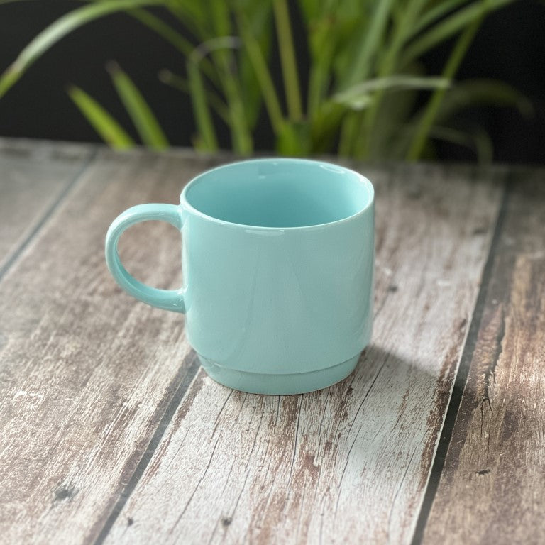 Cafe Green Mugs | Set of 2