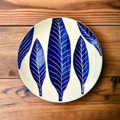 Blue Leaf Dinner Set (18 Pcs)