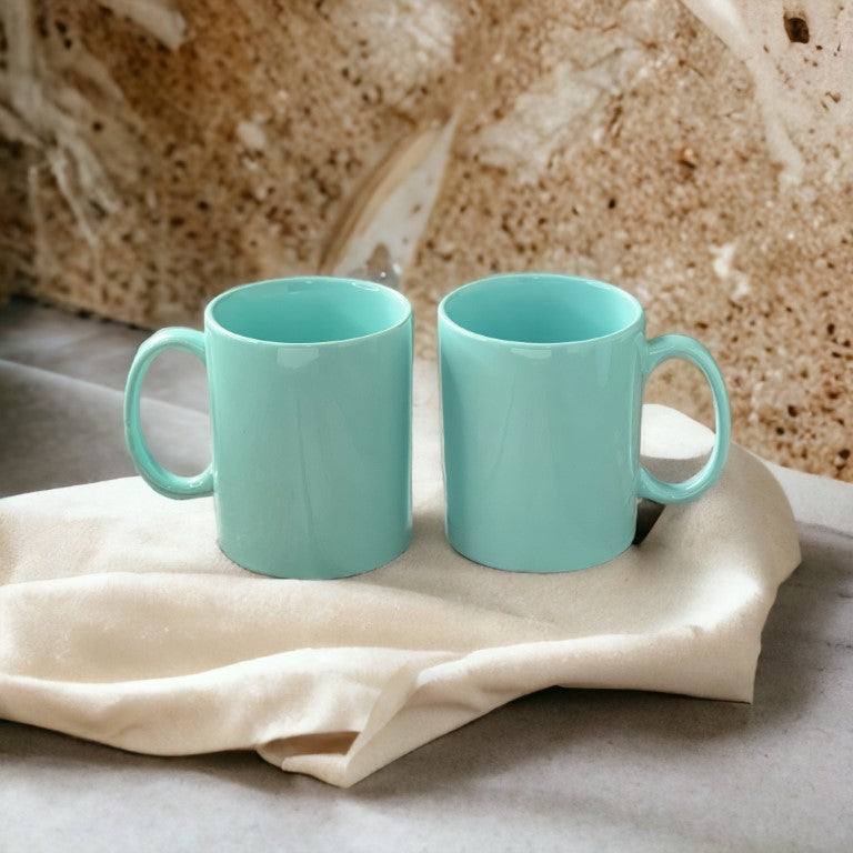 Big Green Mugs | Set of 2