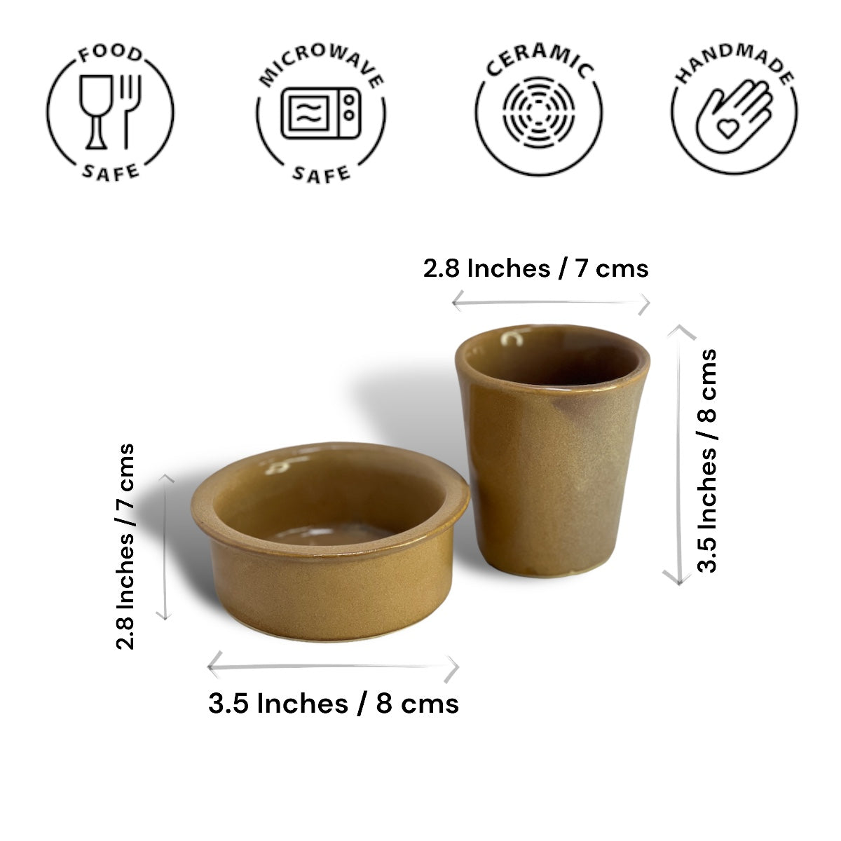 Dabarah Cup Set - Clayful Homes