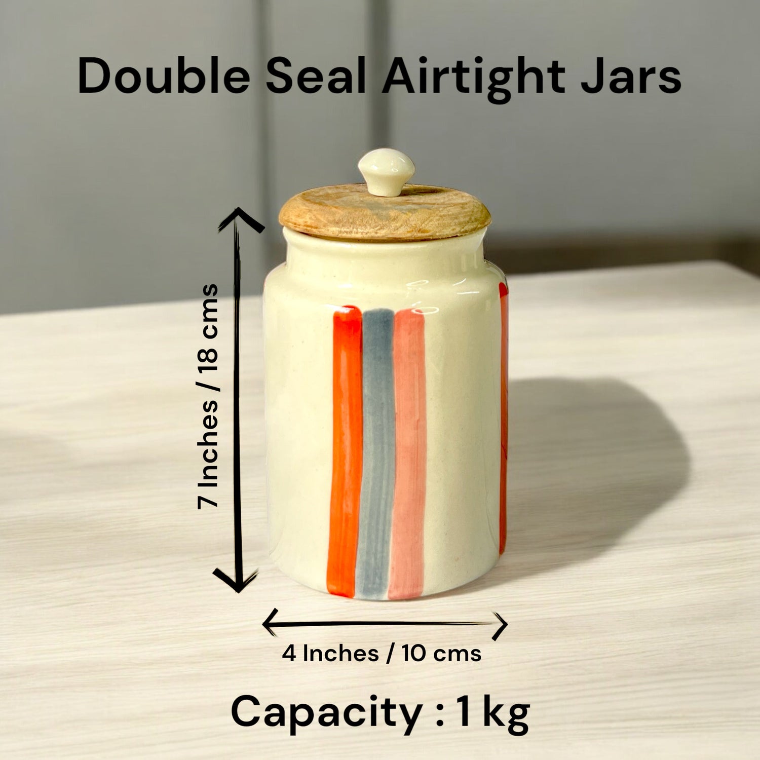 Single Orange Bar Jar