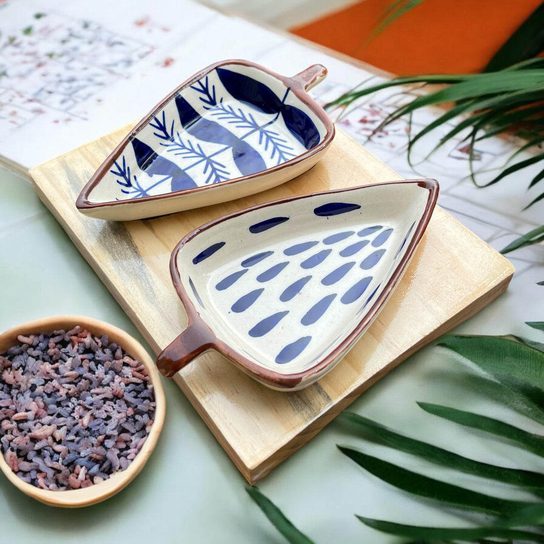 Leaf Platter Bold - Clayful Homes