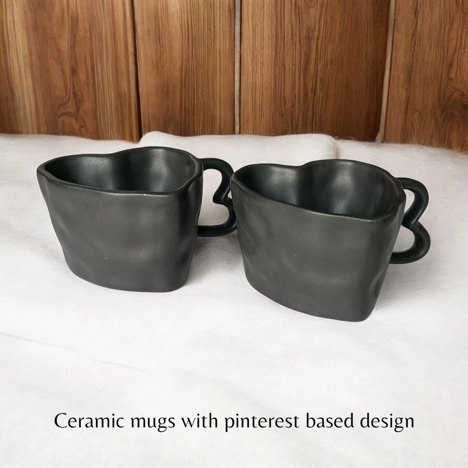 Black Hearts Coffee Mugs