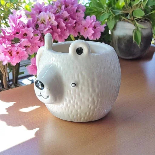 White Polar bear Mugs - Clayful Homes