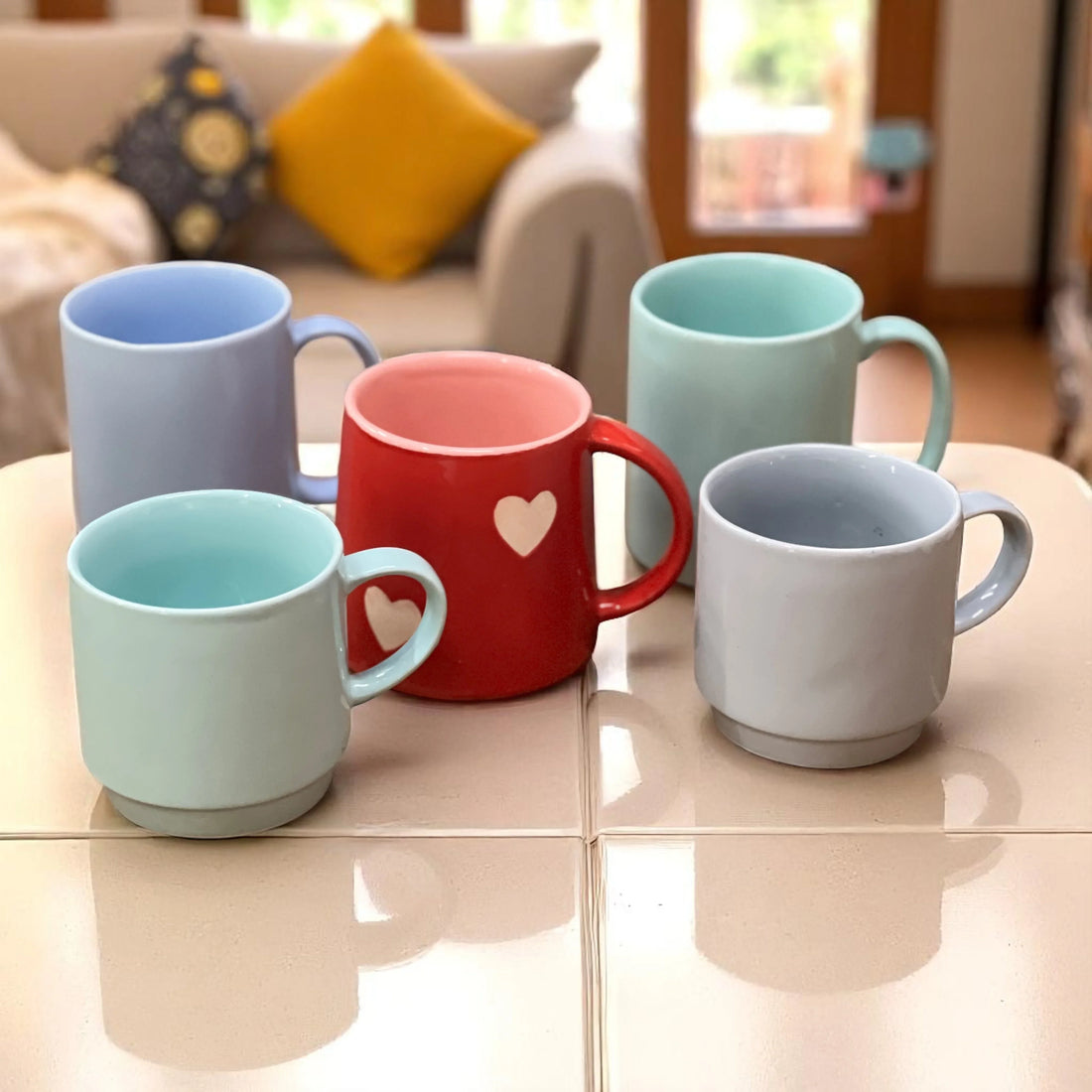 Love Struck Mugs - Clayful Homes