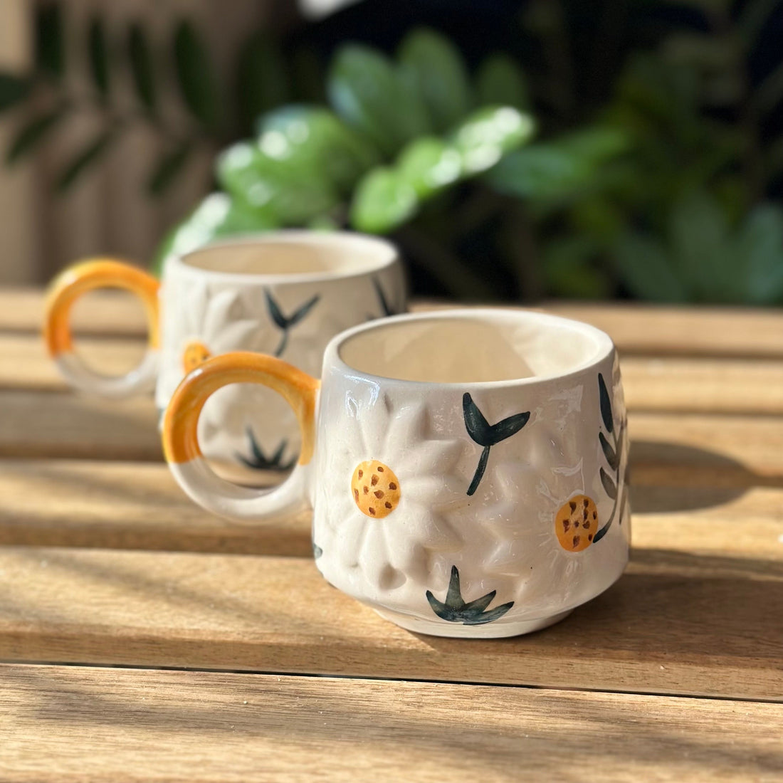 Sunflower Coffee Mugs
