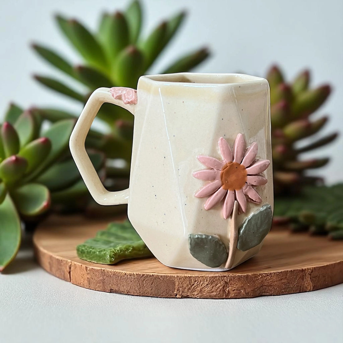 Gift me A Flower Mug - Clayful Homes