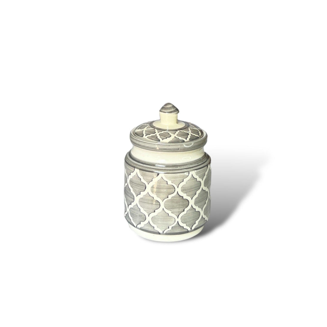 Two Morrocon Grey Jars - Clayful Homes