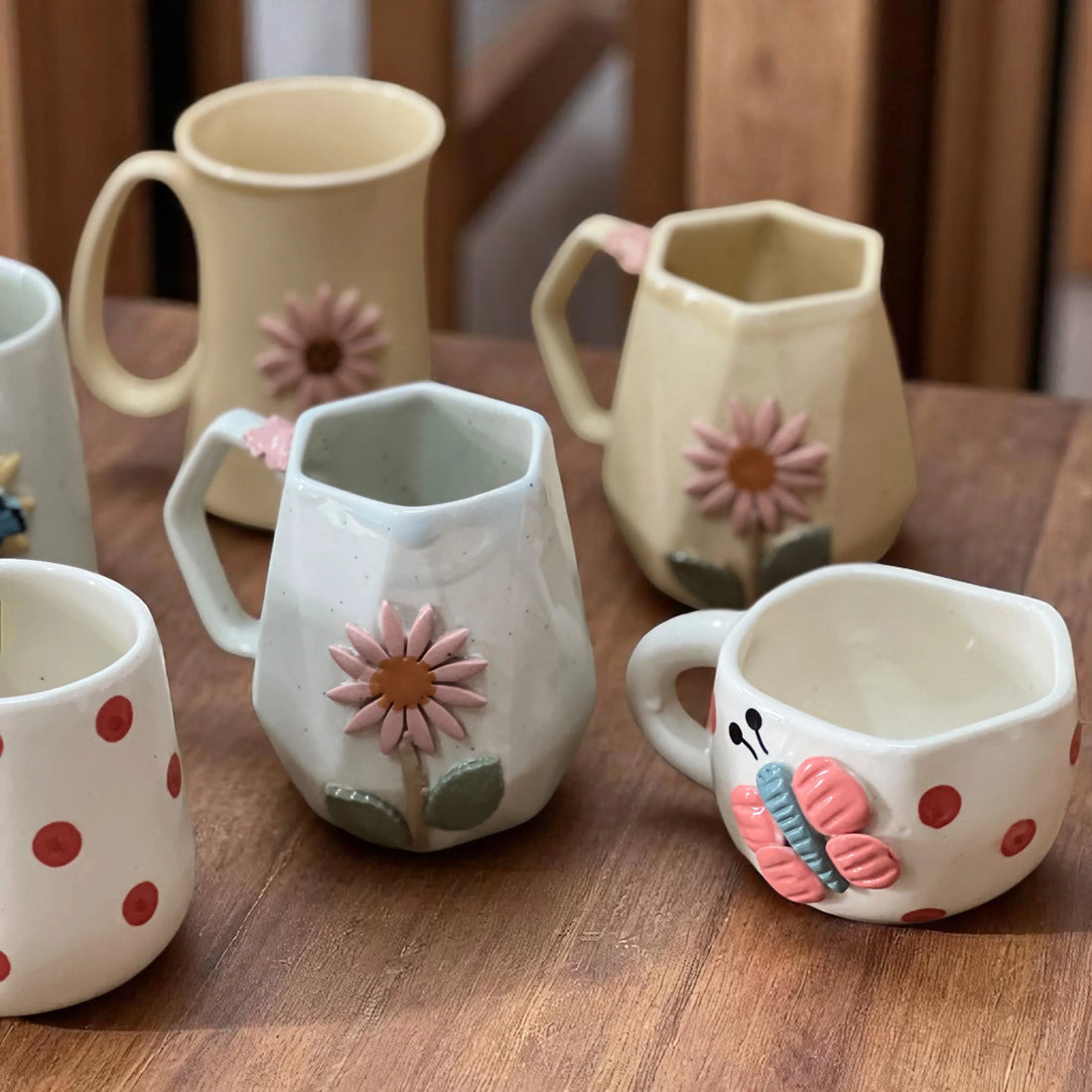 Blooming Flowers (Set of 6) - Clayful Homes