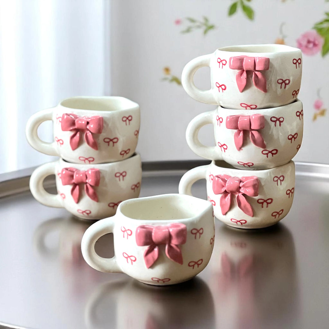 Bow By Side Set of 6 - Clayful Homes