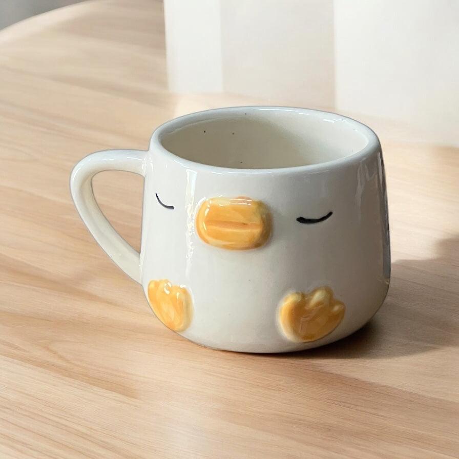 Sleeping-Duck-Ceramic-Coffee-Mugs-Clayfulhomes