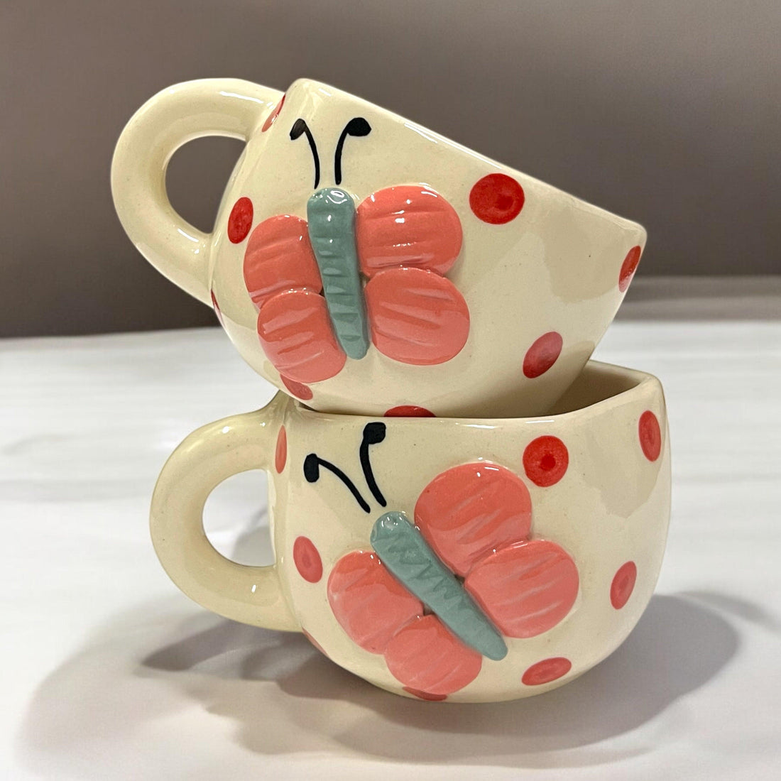 Butterfly Coffee Mug - Clayful Homes