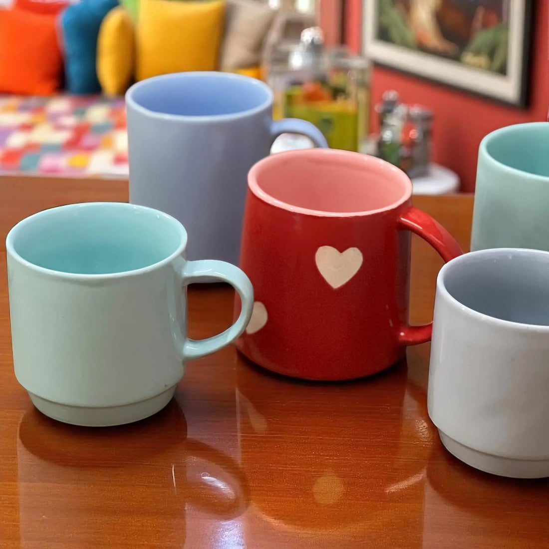 Love Struck Mugs - Clayful Homes