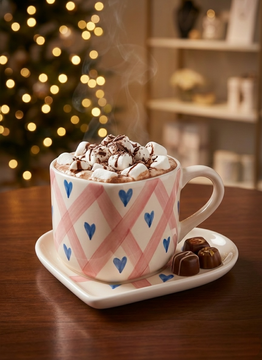 Big WholeHeart Mug Saucer (Pack of 1)