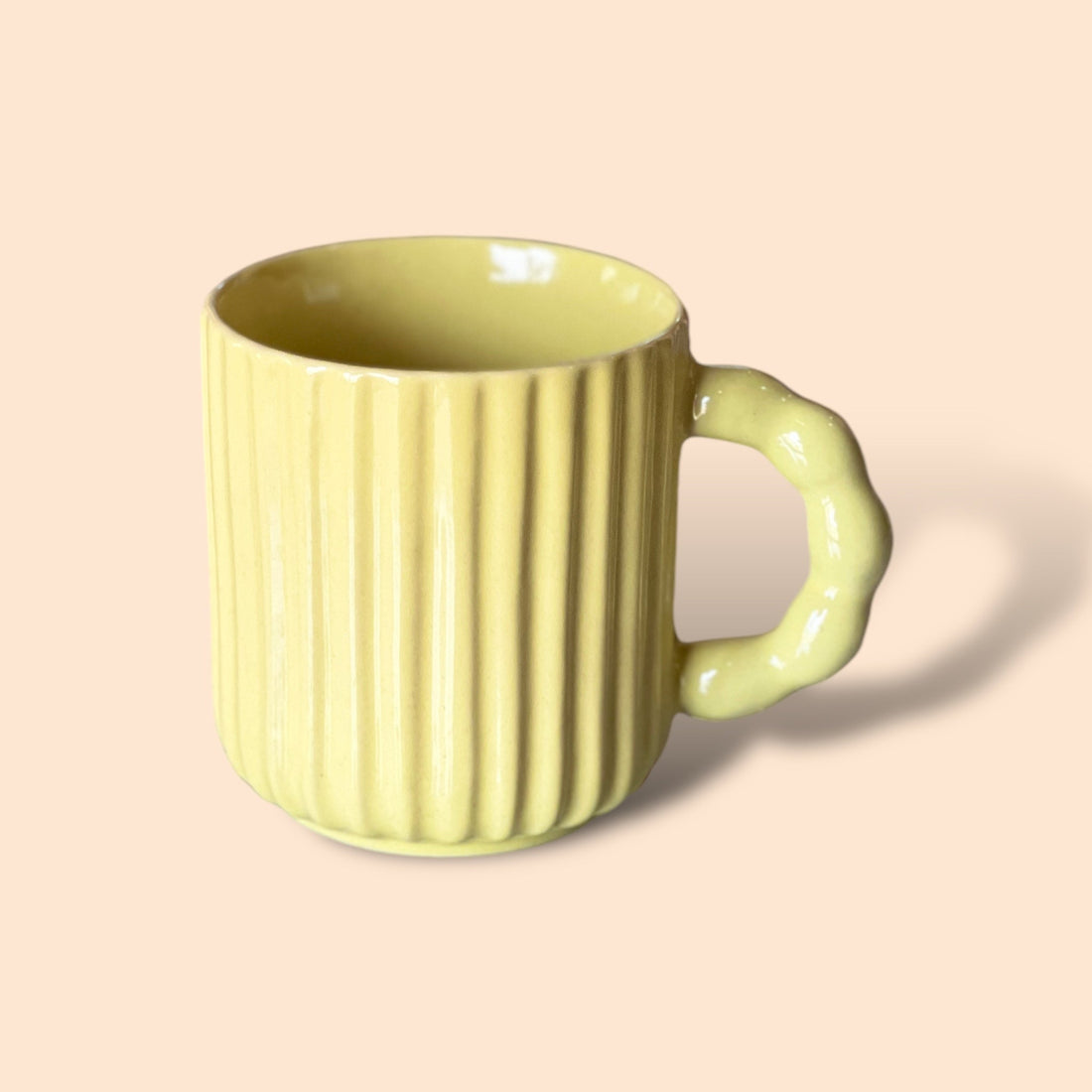 Mustard Bracelet Mug - Clayful Homes