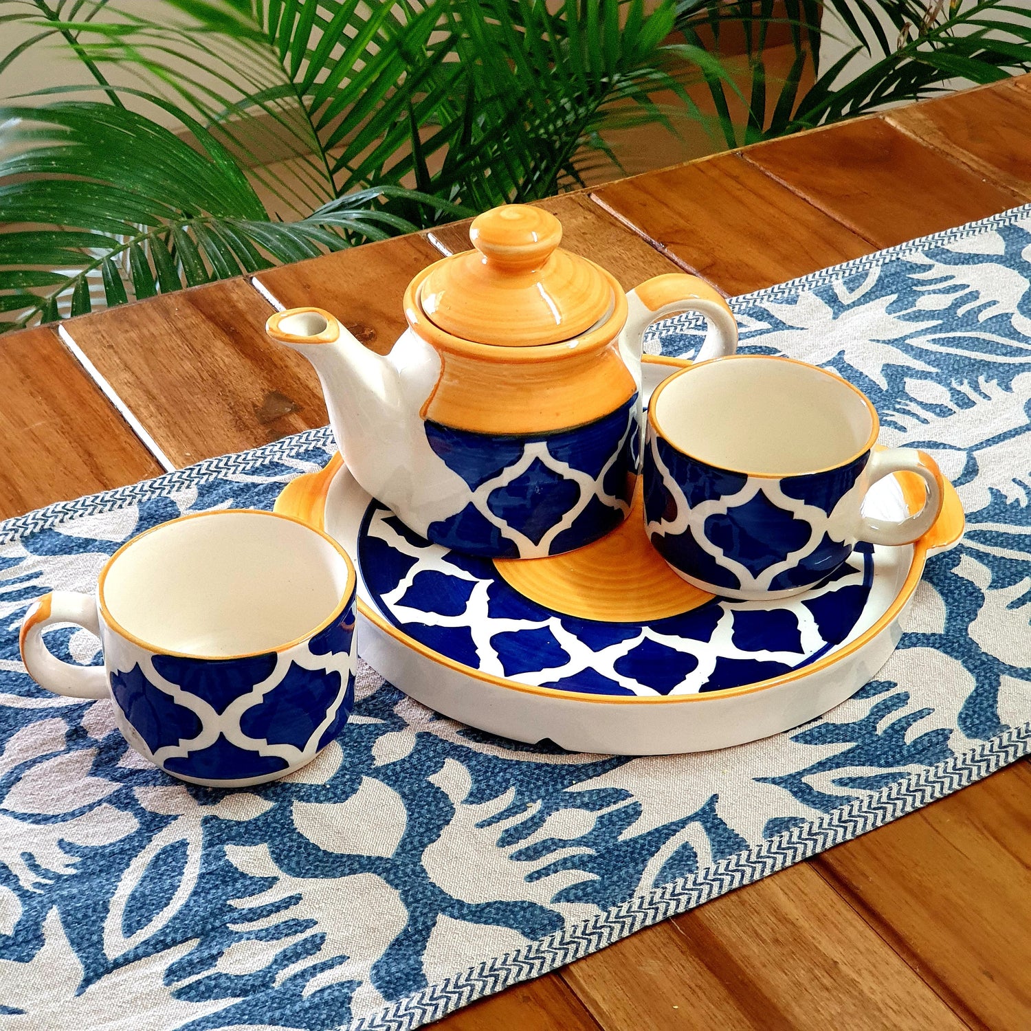 Two Moroccan Teapot Set