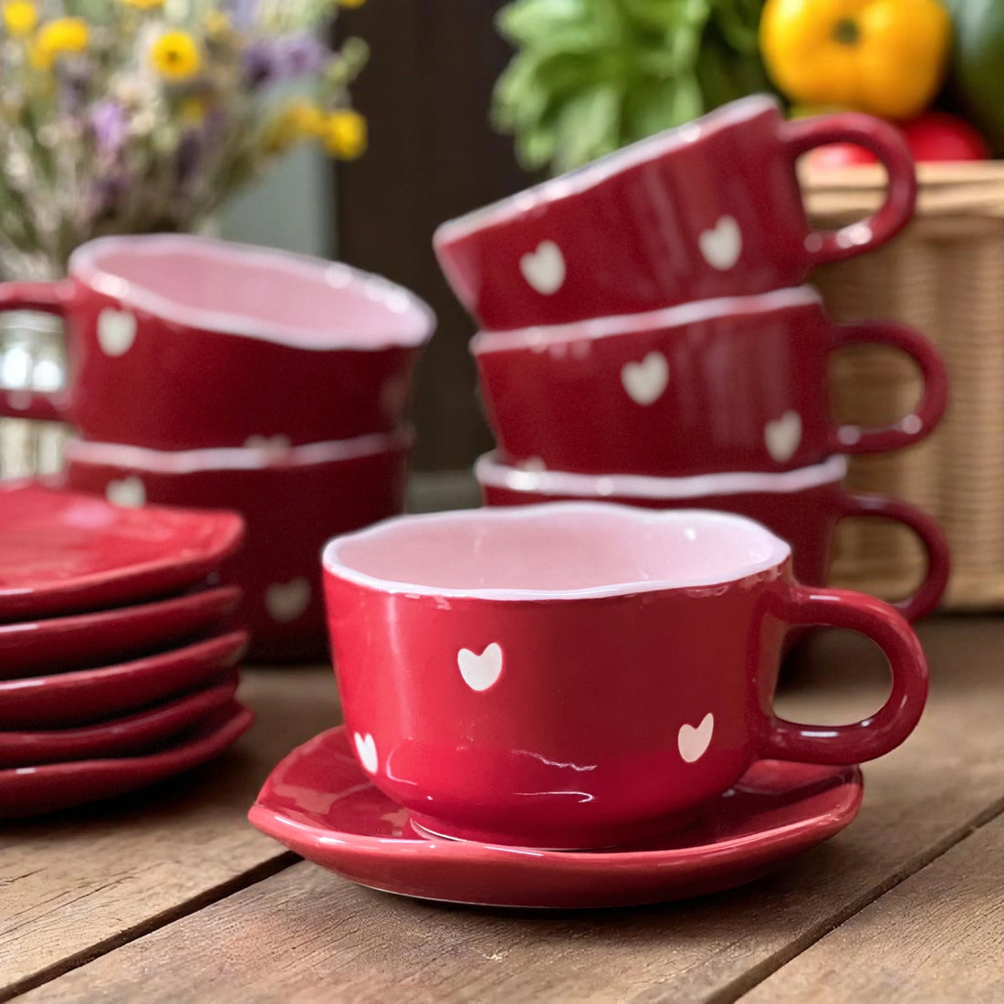 The Heartiest Mug (Set of 6) - Clayful Homes