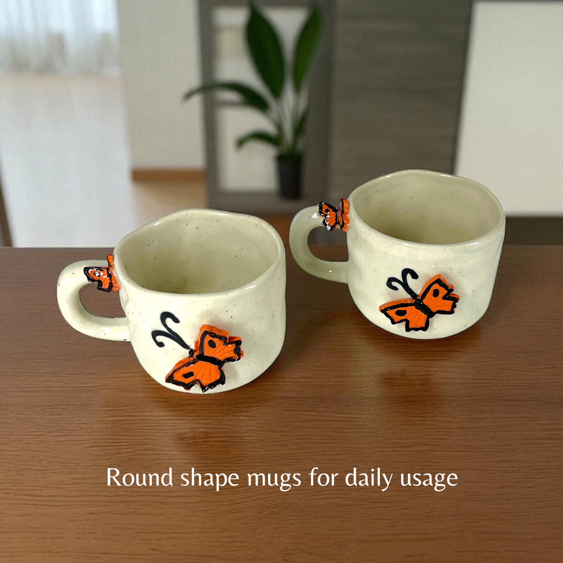 Biggy Butterfly Coffee Mug Set of 2