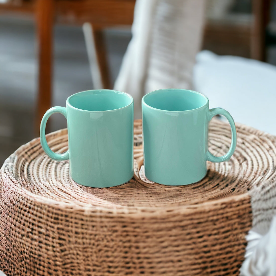 Big Green Mugs | Set of 2