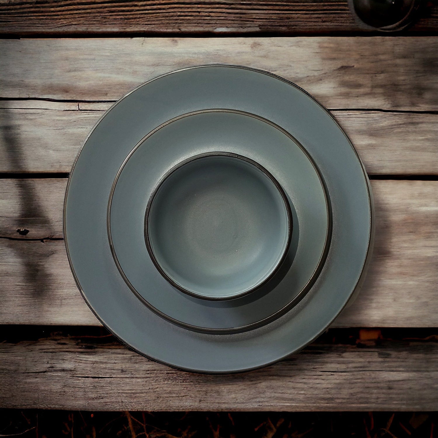 Grey Dinner set (3 pcs)