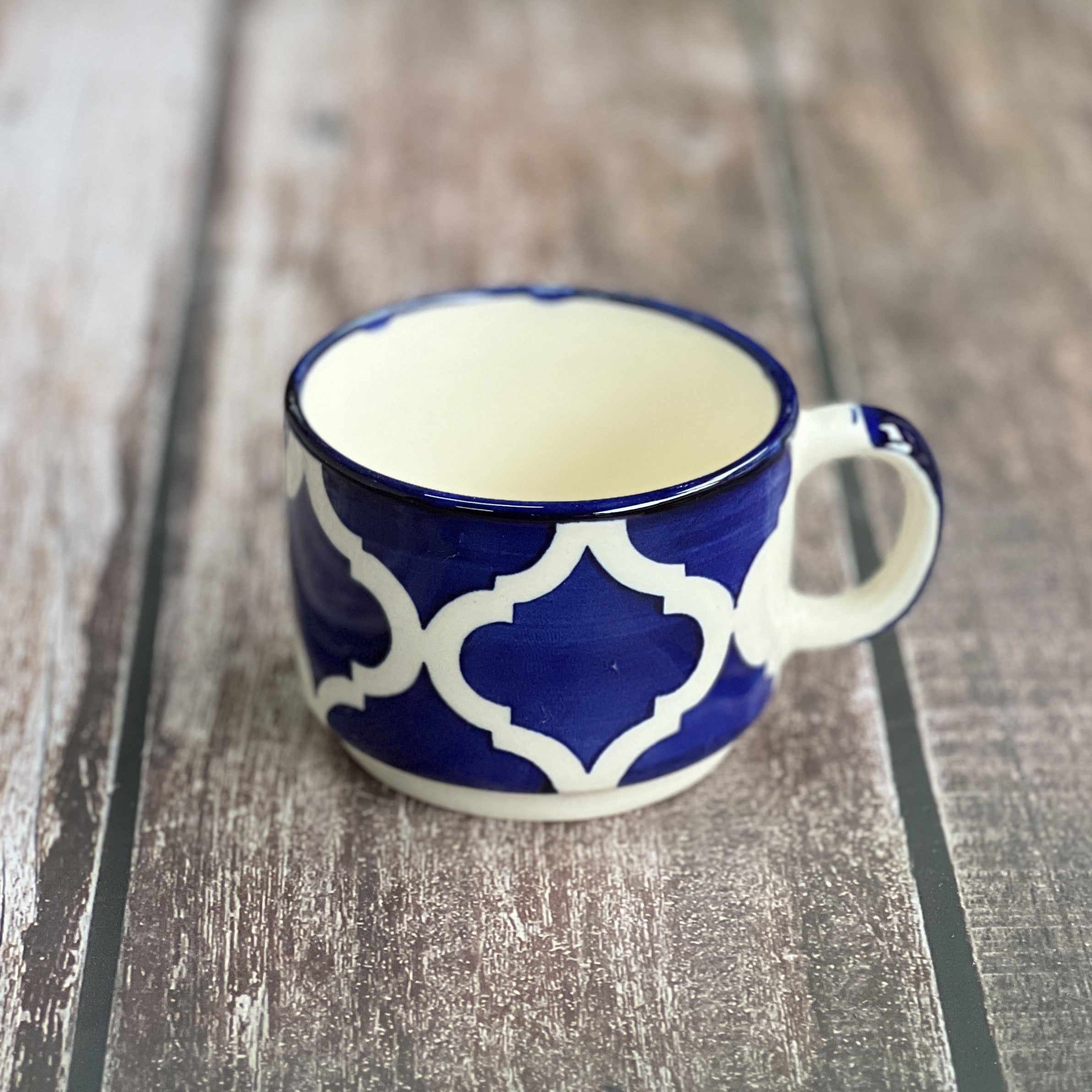 Four Royal Blue Teapot Set