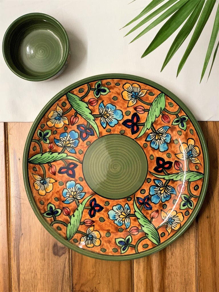 Hand Painted Turkish Dinnerware Set (2 Pcs)