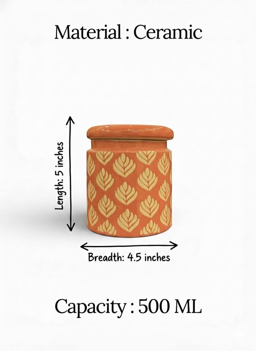 Pink Design Jars Pack of 2 - Clayful Homes