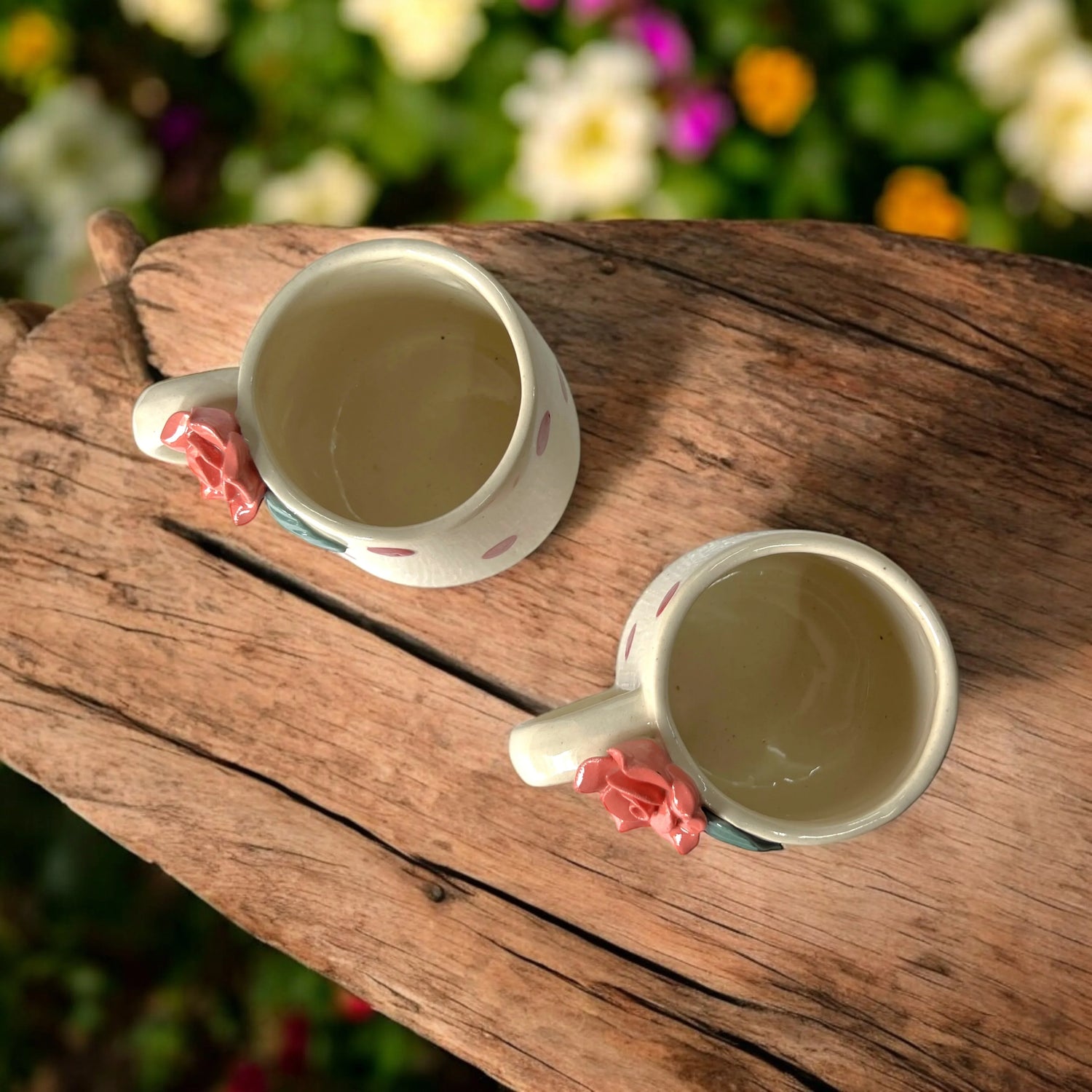 The Oval Rose Mugs