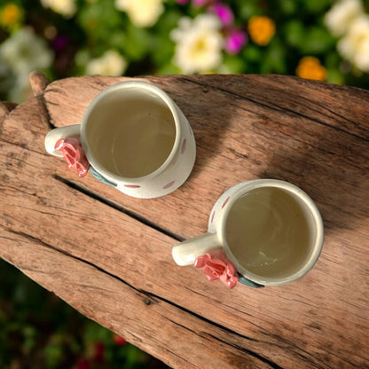 The Oval Rose Mugs