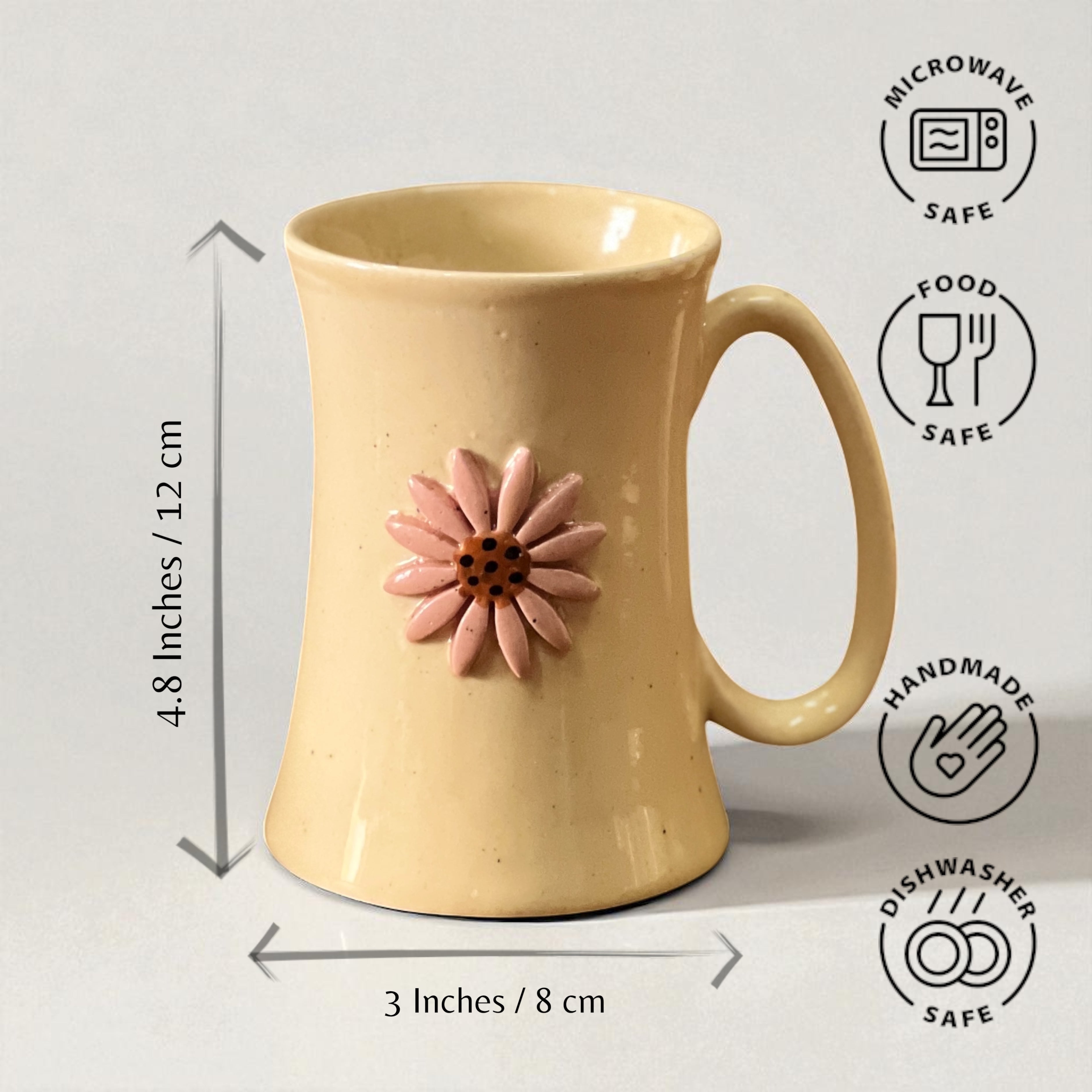 Pink Flower Coffee Mug
