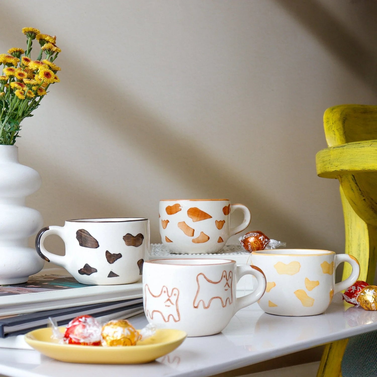 Get 4 @ Cost of 3! Pawz and Wings Coffee Mugs - Clayful Homes
