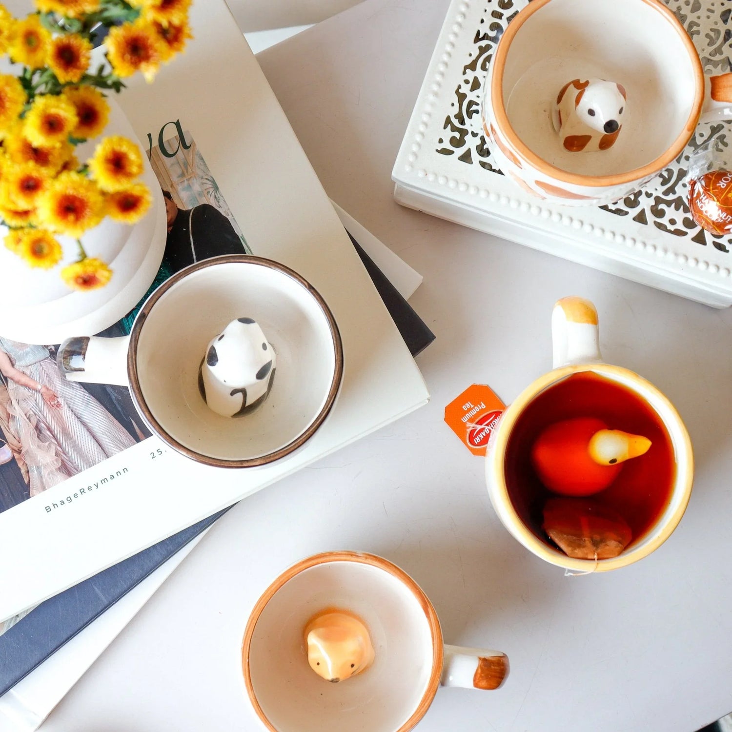 Get 4 @ Cost of 3! Pawz and Wings Coffee Mugs - Clayful Homes